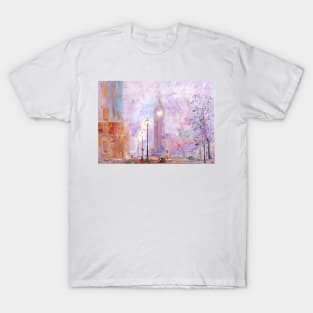 London In a Purple Fog T-Shirt